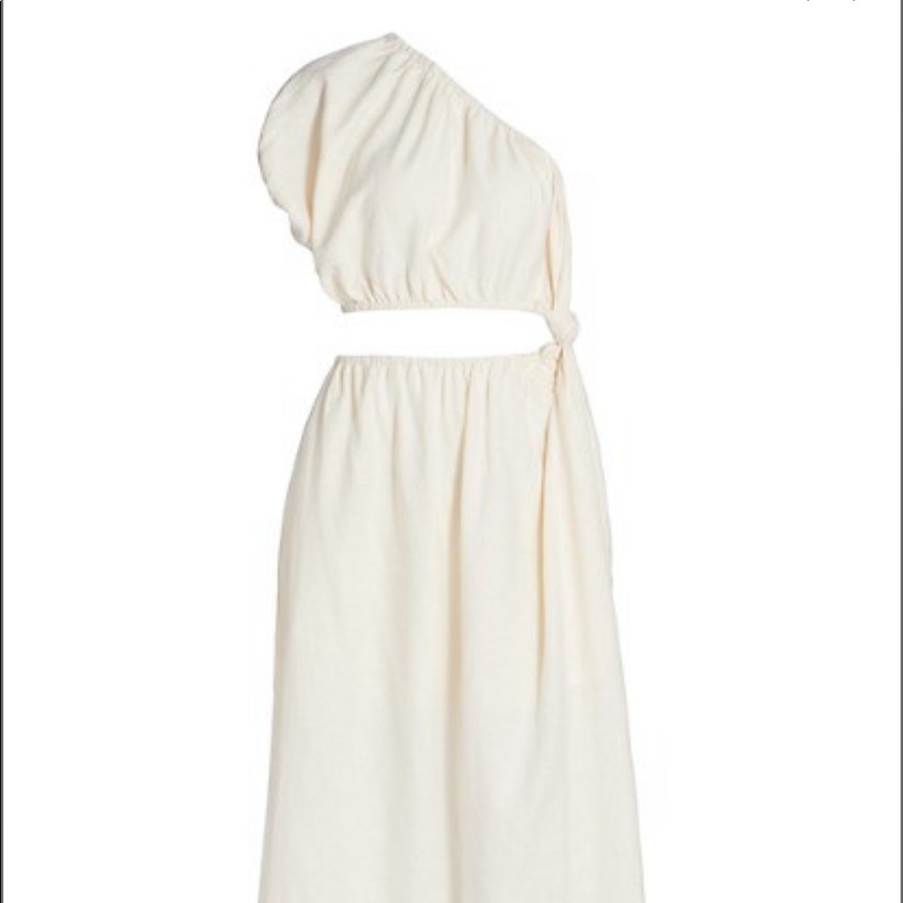 Farm Rio One-shoulder Cutout Maxi Dress